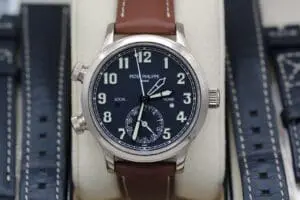 Exklusive Patek Philippe Calatrava Pilot Travel Time Edition, Deutsch