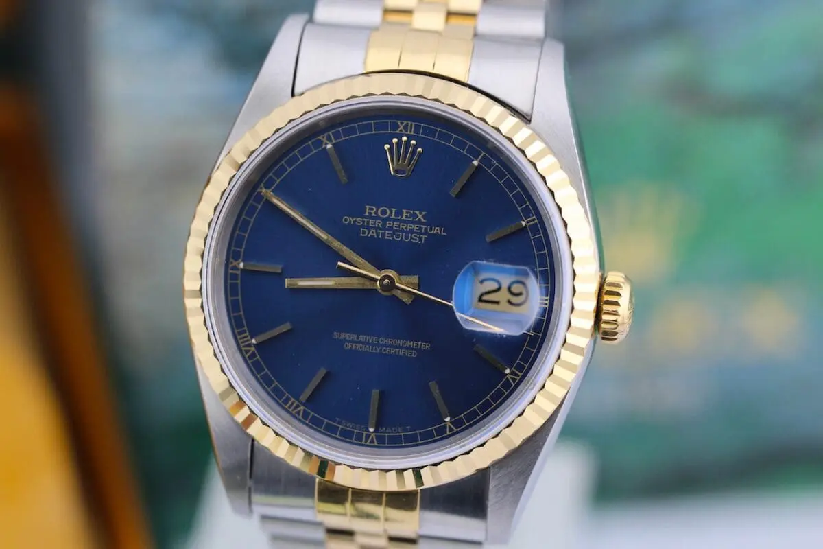 Rolex Datejust 16233 – Exklusive 1996er Edition mit blauem Blatt