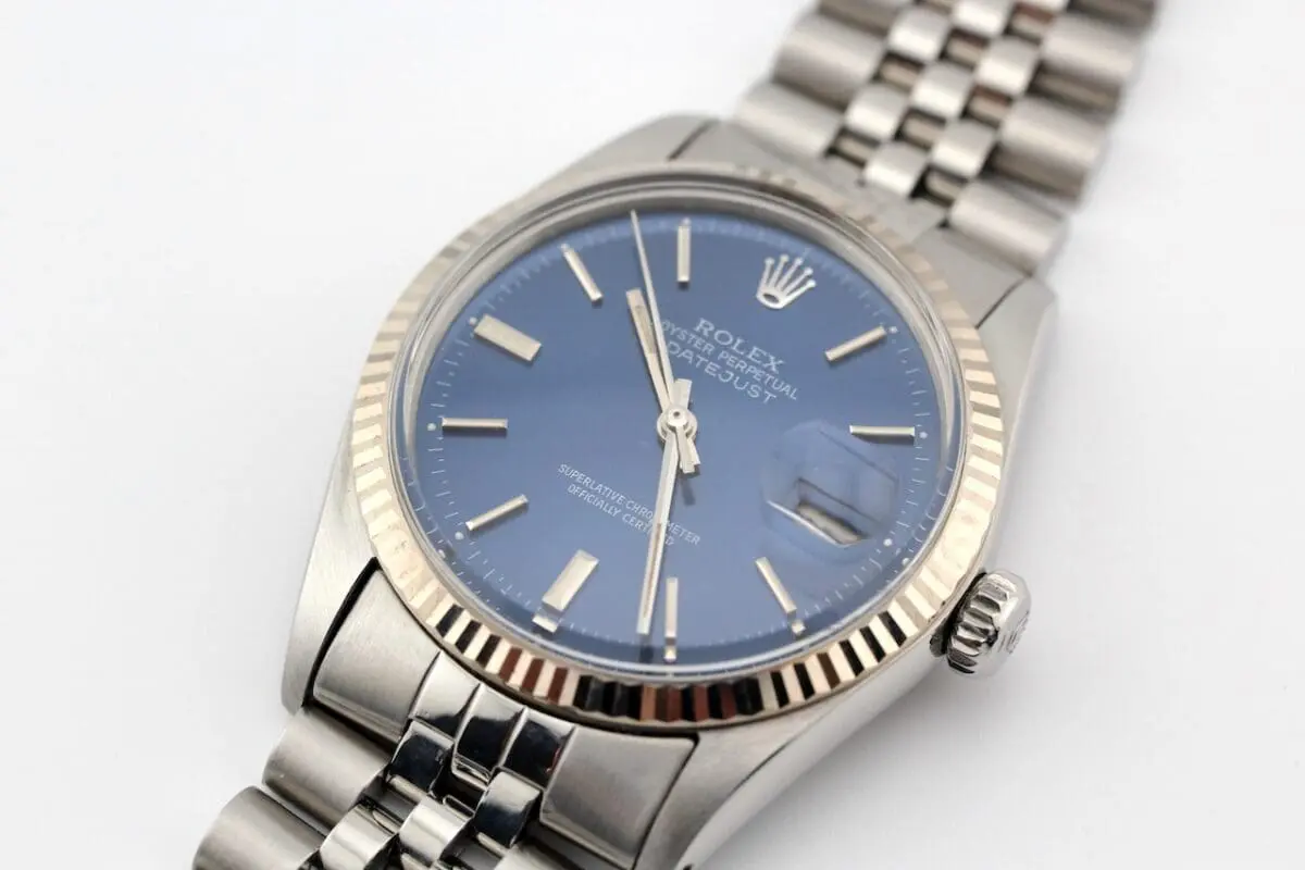 Rolex Datejust 16014 – Klassische 1983er Edition mit blauem Blatt Full Set