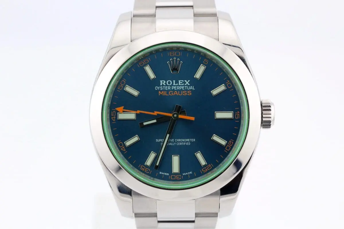 Ikonische Rolex Milgauss 116400GV Z-Blue von 2021
