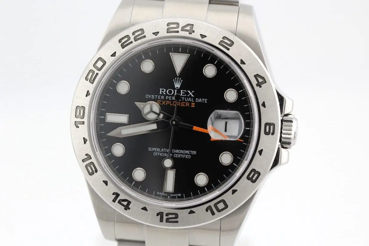 Sportliche Rolex Explorer II 216570 Schwarz – 7/2014