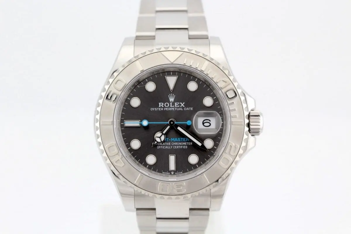 Elegante Rolex Yacht-Master graues ZB Full Set NEU