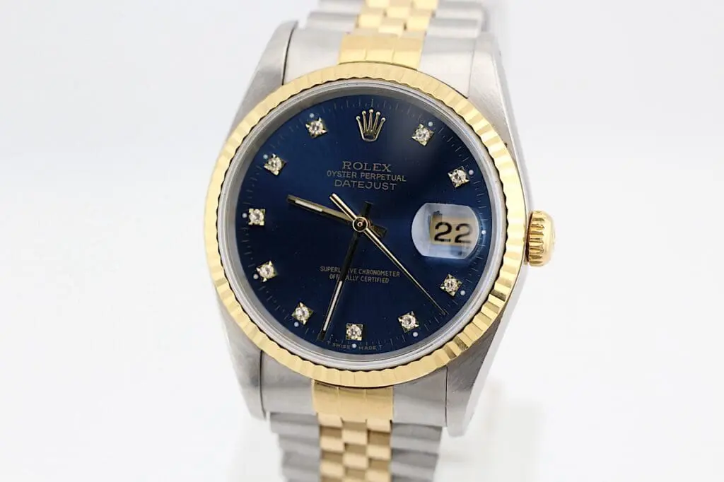 Rolex Datejust 16233 – Elegant Luxury Edition with Blue Diamond Dial