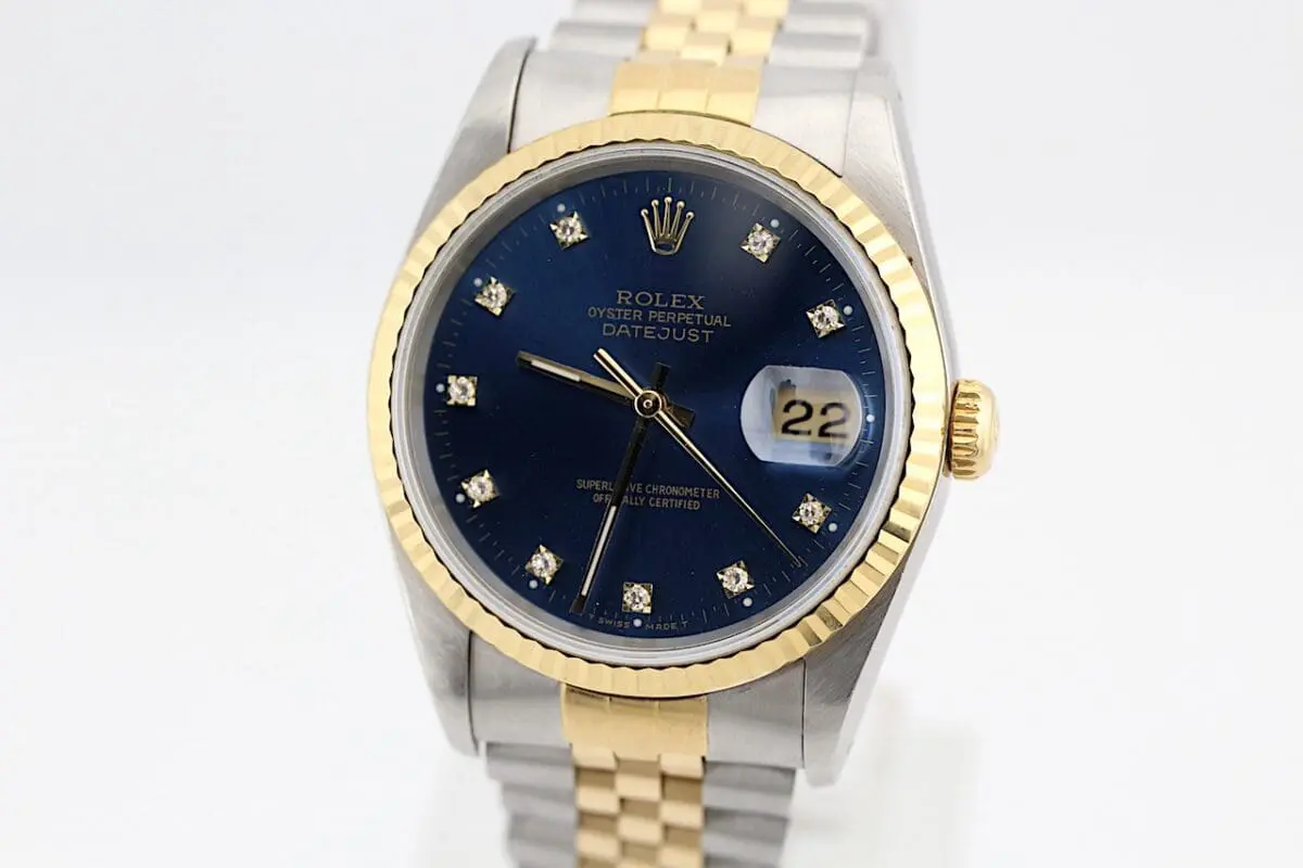Rolex Datejust 16233 – Elegante Luxus-Edition blaues Diamantblatt