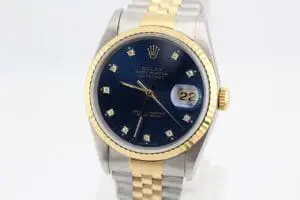 Rolex Datejust 16233 – Elegante Luxus-Edition blaues Diamantblatt