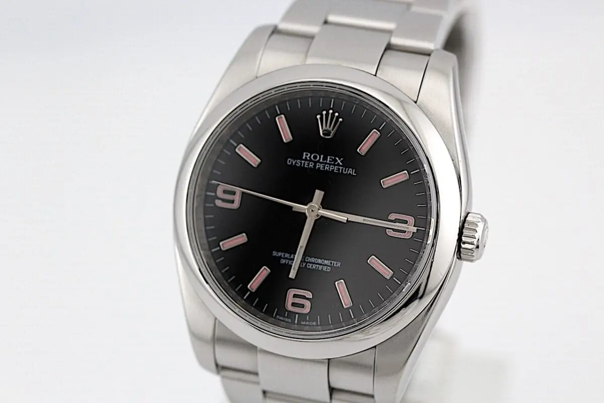 Seltene Rolex Oyster Perpetual Ref.: 116000 von 2010 Pink