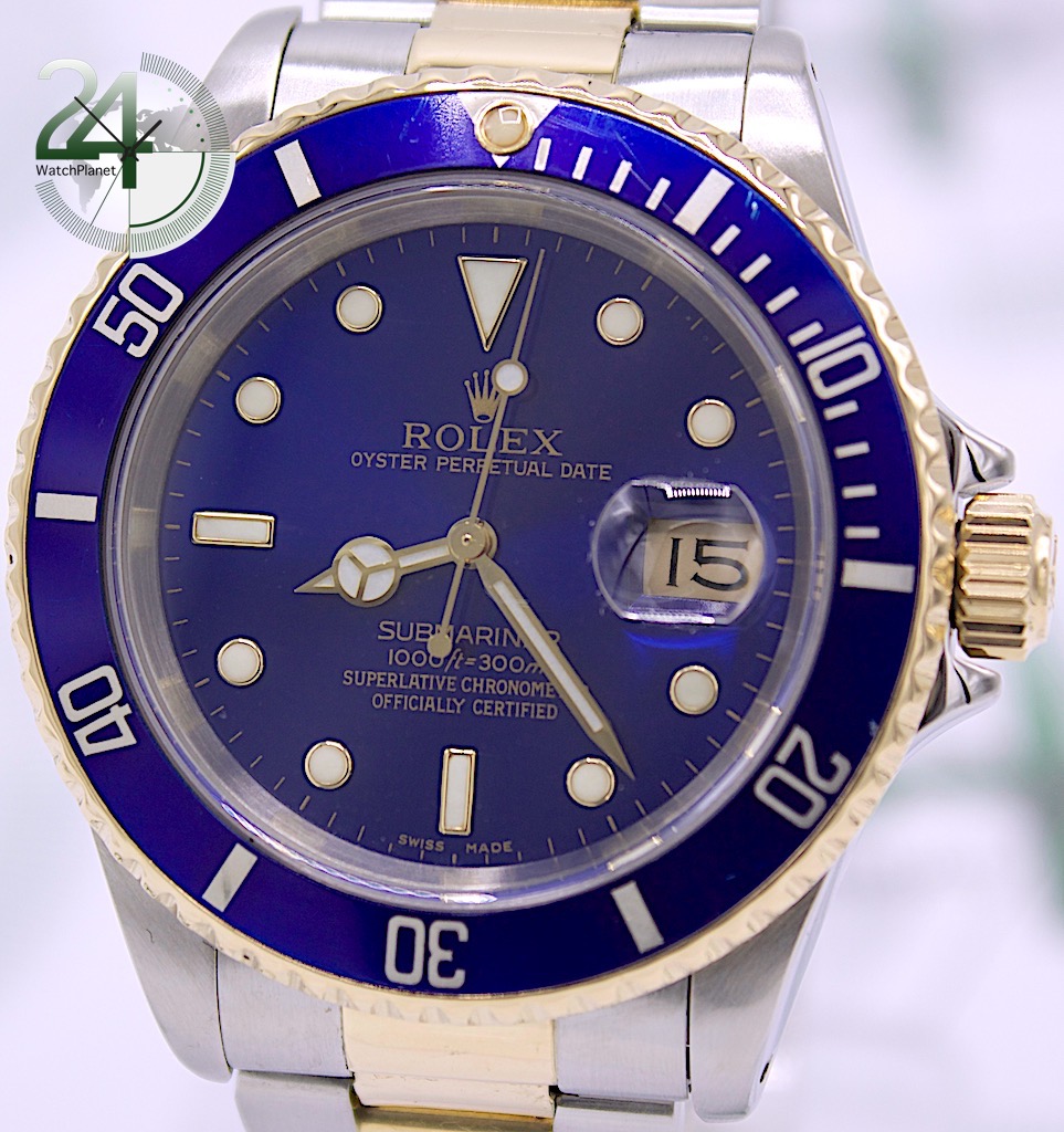 Rolex Submariner Ref.: 16613 St/G von 1990 mit Echtheitsbescheinigung