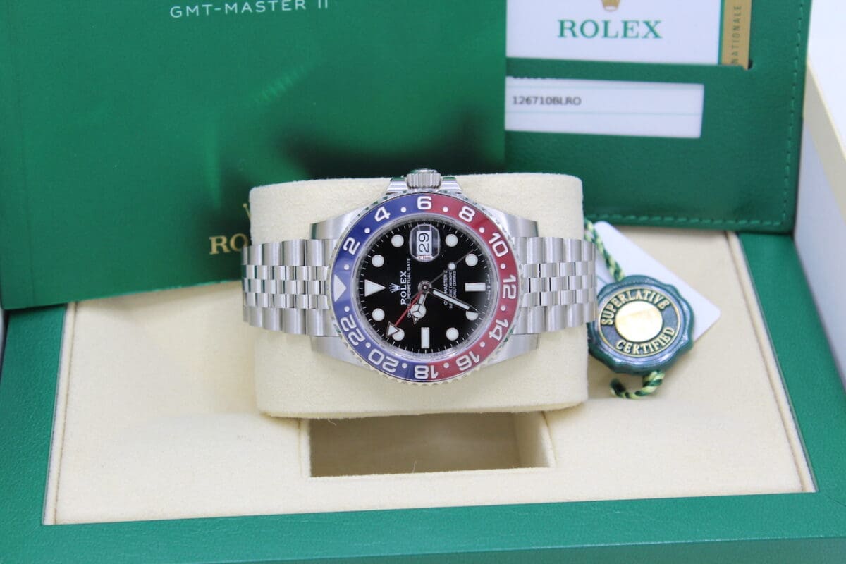 Rolex GMT Master Ref. 126710BLRO von 2020 / NEU / EU / Full Set