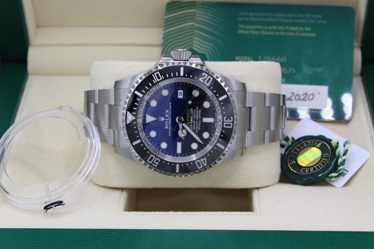 Rolex Deep Sea D-Blue NEU von 12/2020 Full Set