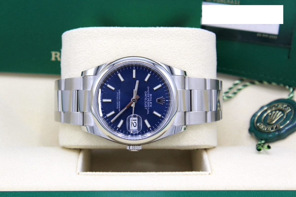 Rolex Datejust Ref.: 126200 4/2021 LC100 neu Full Set