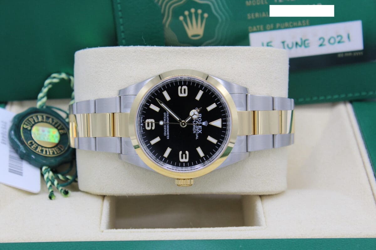 Rolex Explorer Ref.: 124237 - 6/2021 - NEU - Full Set - Stickers -