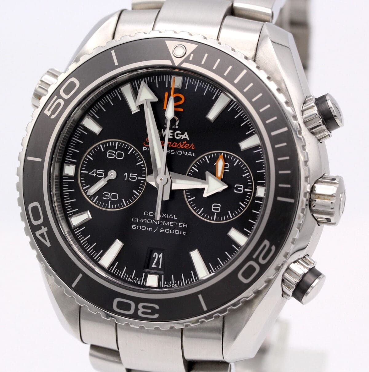 Omega Seamaster Planet Ocean Chronograph / Full Set / 2014