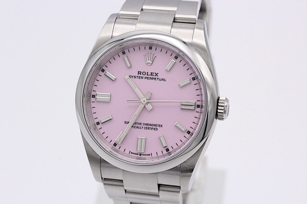 Rolex Oyster Perpetual Ref.: 126000 Candy Pink von 7/2021 - Full Set -