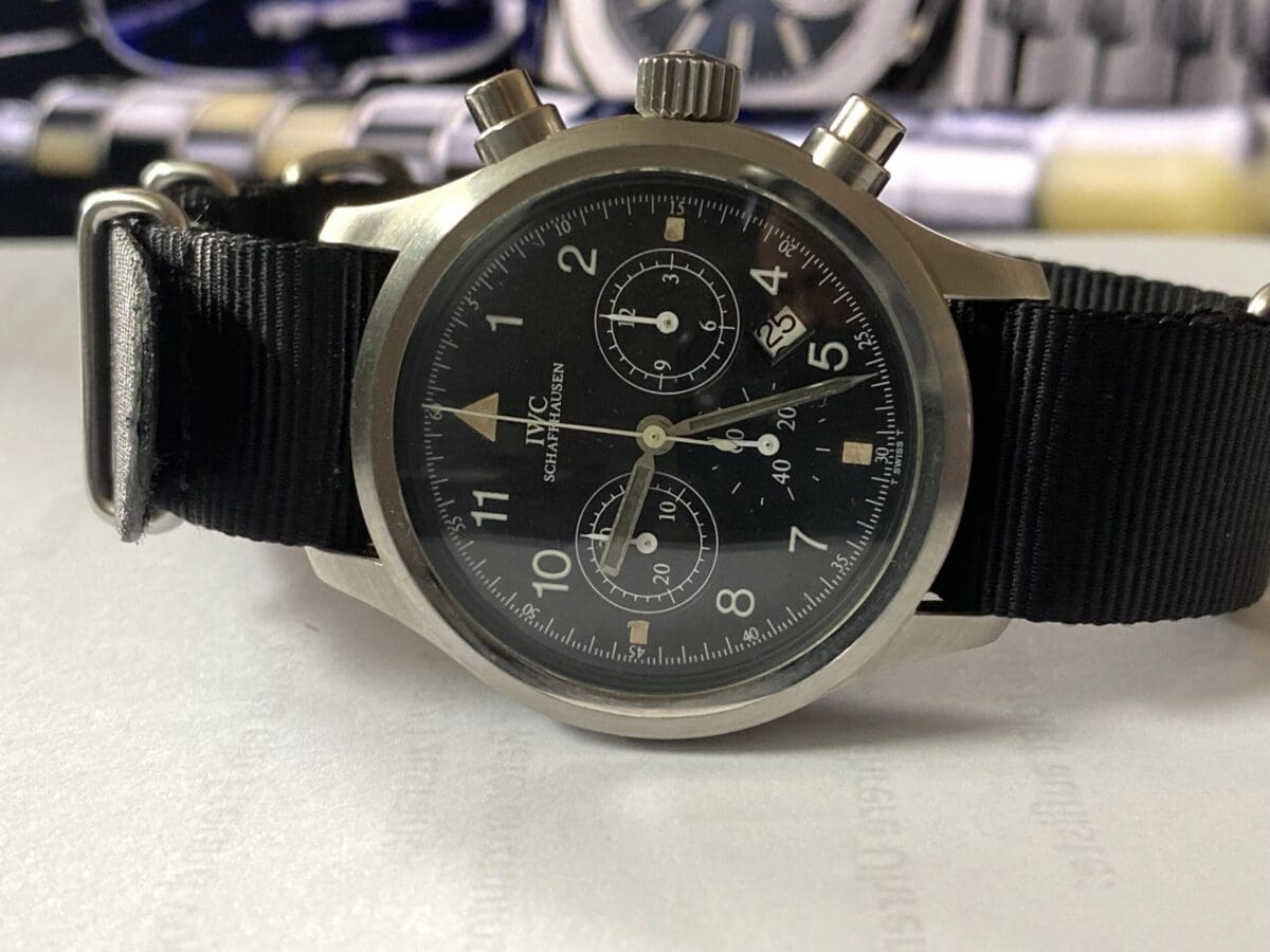 IWC Der Fliegerchronograph Ref. 3741 von 1989 - Tritium -