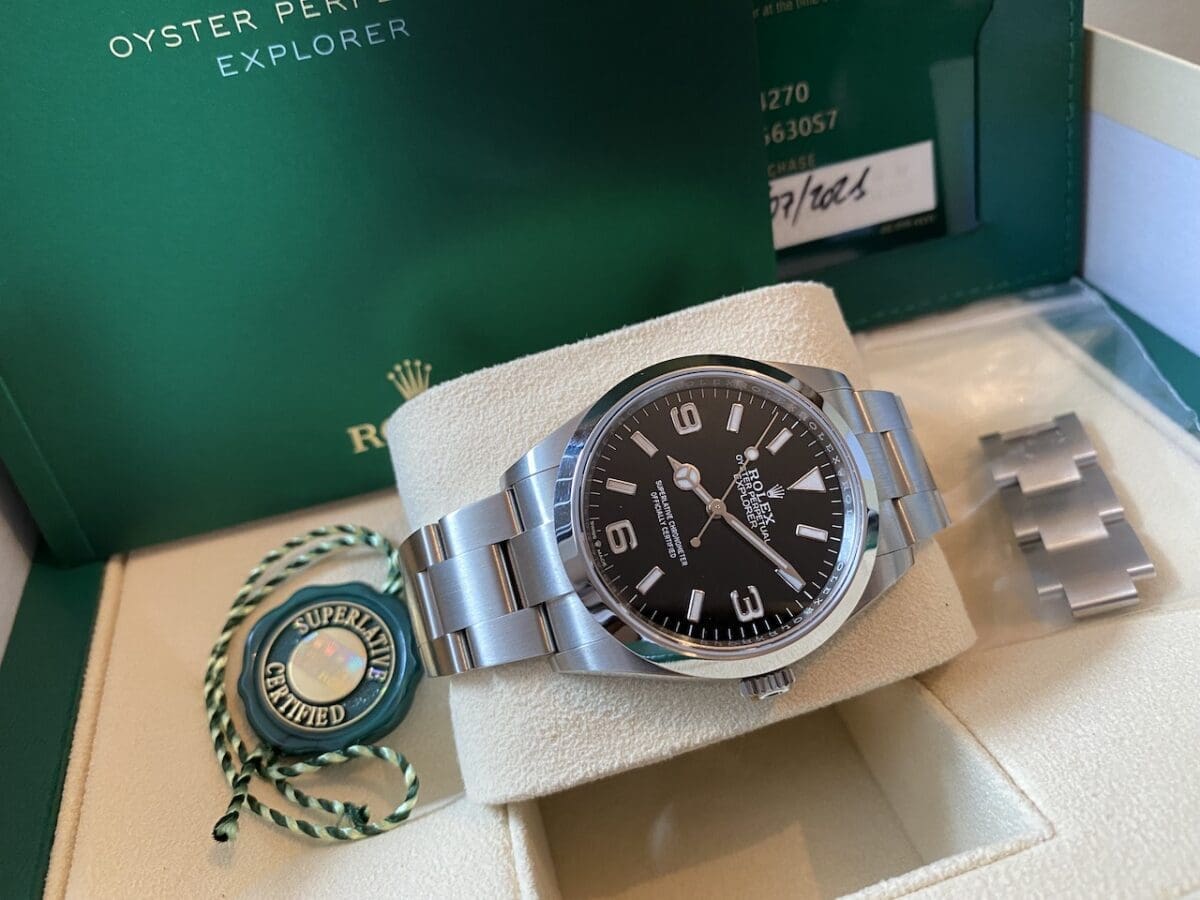 Rolex Explorer Ref. 124270 von 2021 - NEW - Full Set - New Card -