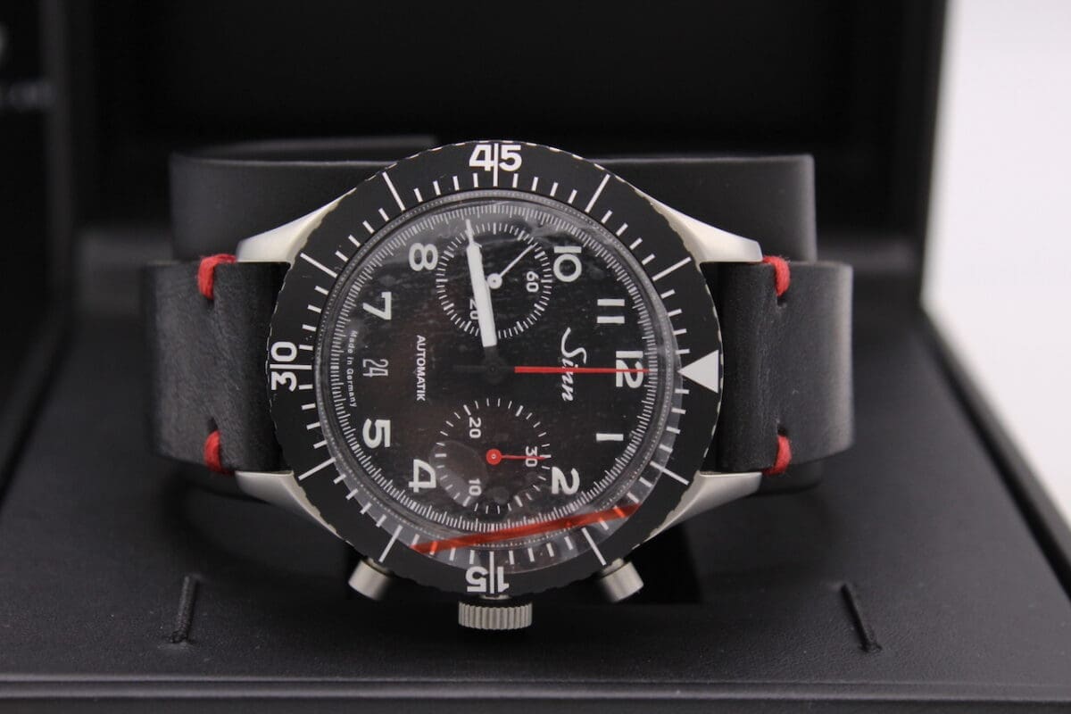 Sinn Bicompax Chronograph 158 / Neuwertig / Ful Set / offene G-Karte