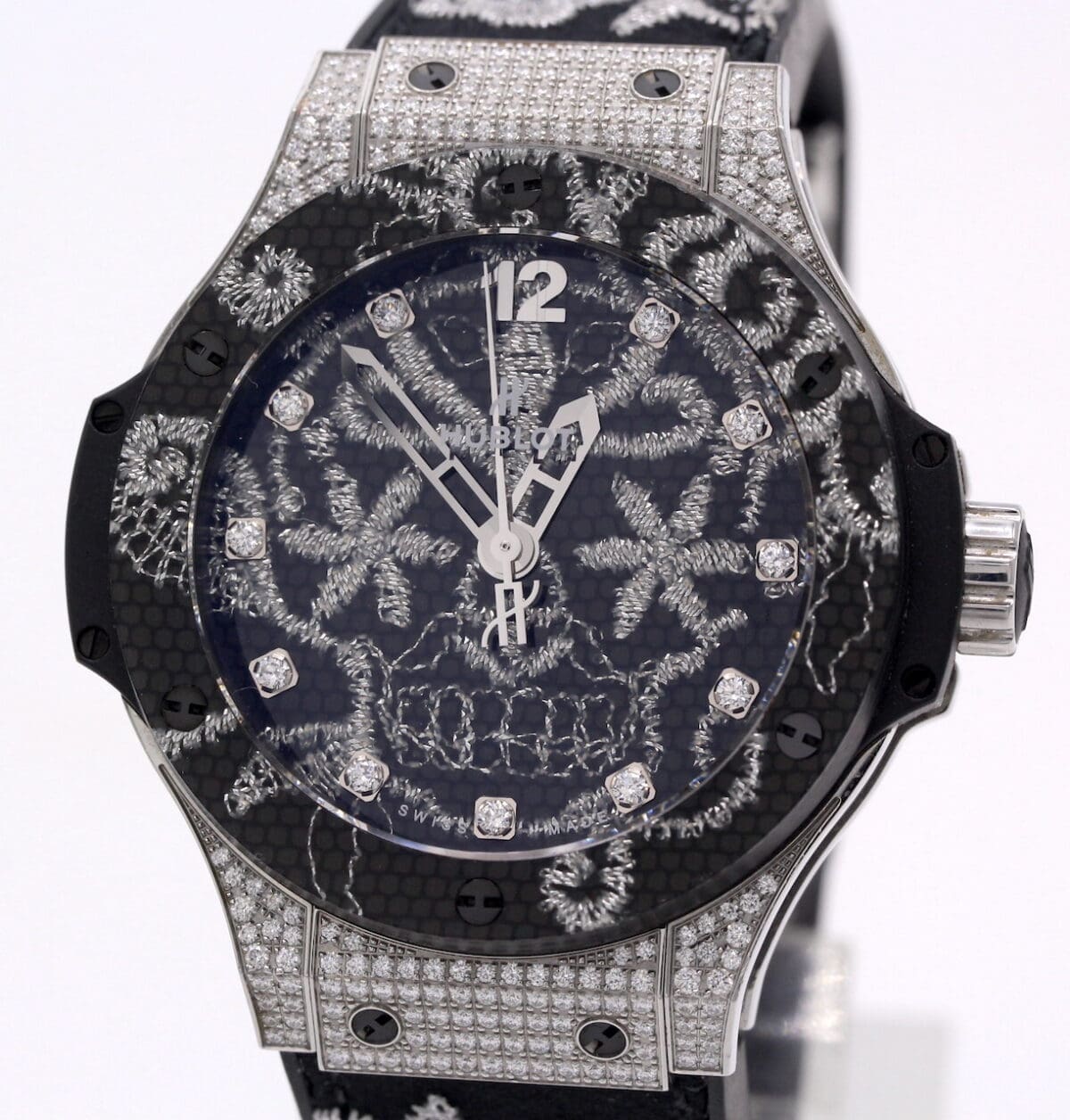 Hublot Big Bang Broderie Skull Ltd. Edition 045/200 / 41mm / Full Set / Wie NEU / Deutsch