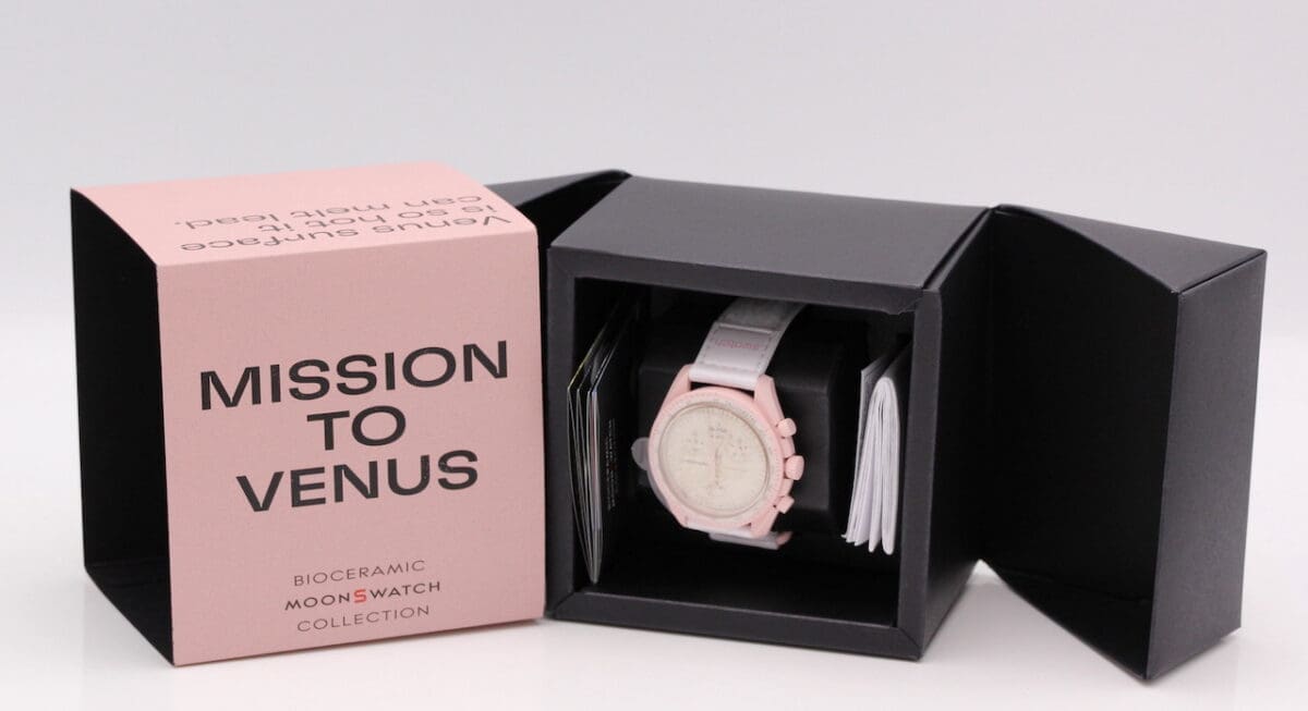 Omega Swatch Mission to Venus / NEU / mit Rechnung / deutsche Uhr