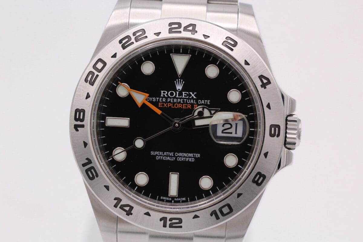 Rolex Explorer II 216570 - schwarzes ZB - 2014 - Box - Papiere
