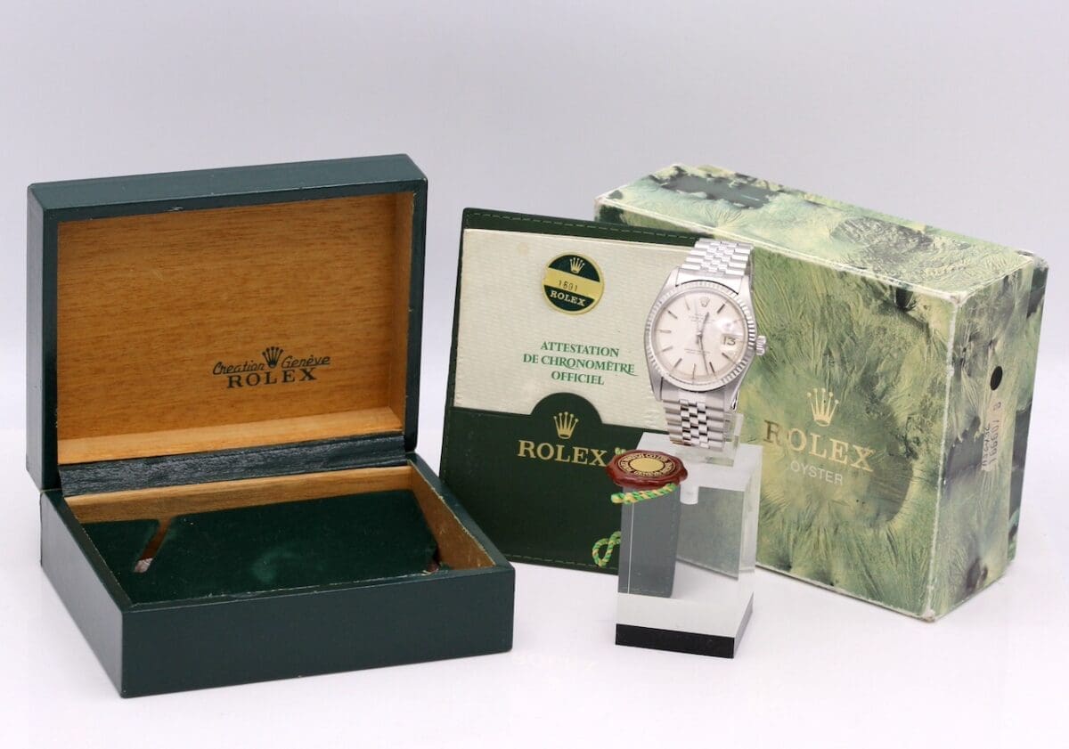 Rolex Datejust Ref.: 1601 v. 1973 Traumzustand - Box und Papiere