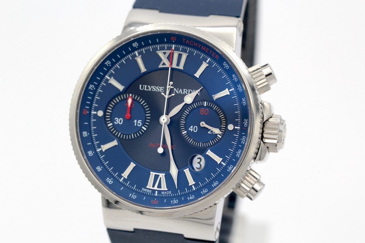 Ulysse Nardin Marine Chronograph Ref.: 353-66 Orig. Zertifikat + Booklets
