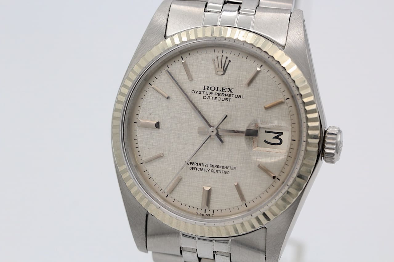Rolex Datejust Ref.: 1601 - 1975 - Box + Rolex guarantee certificate