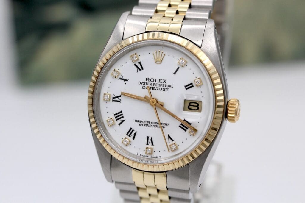 Rolex Datejust Ref.: 16013 - 11/1978 - rare diamond dial - box + papers -