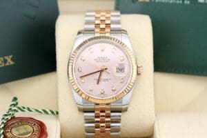 Rolex Datejust 116231 – Exklusive Luxus-Edition mit pink Diamantblatt