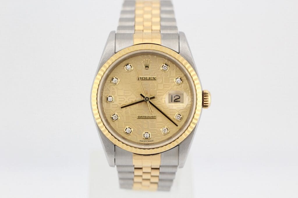 Rolex Datejust Ref.: 16233 I Jubilee Leaf I v. 2002 I Full Set I