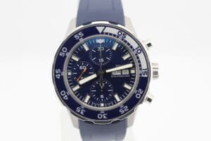 Toolwatch IWC Aquatimer Chronograph 376711 Blau – Full Set