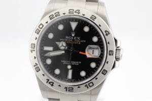 Sportliche Rolex Explorer II 216570 Schwarz – 7/2014
