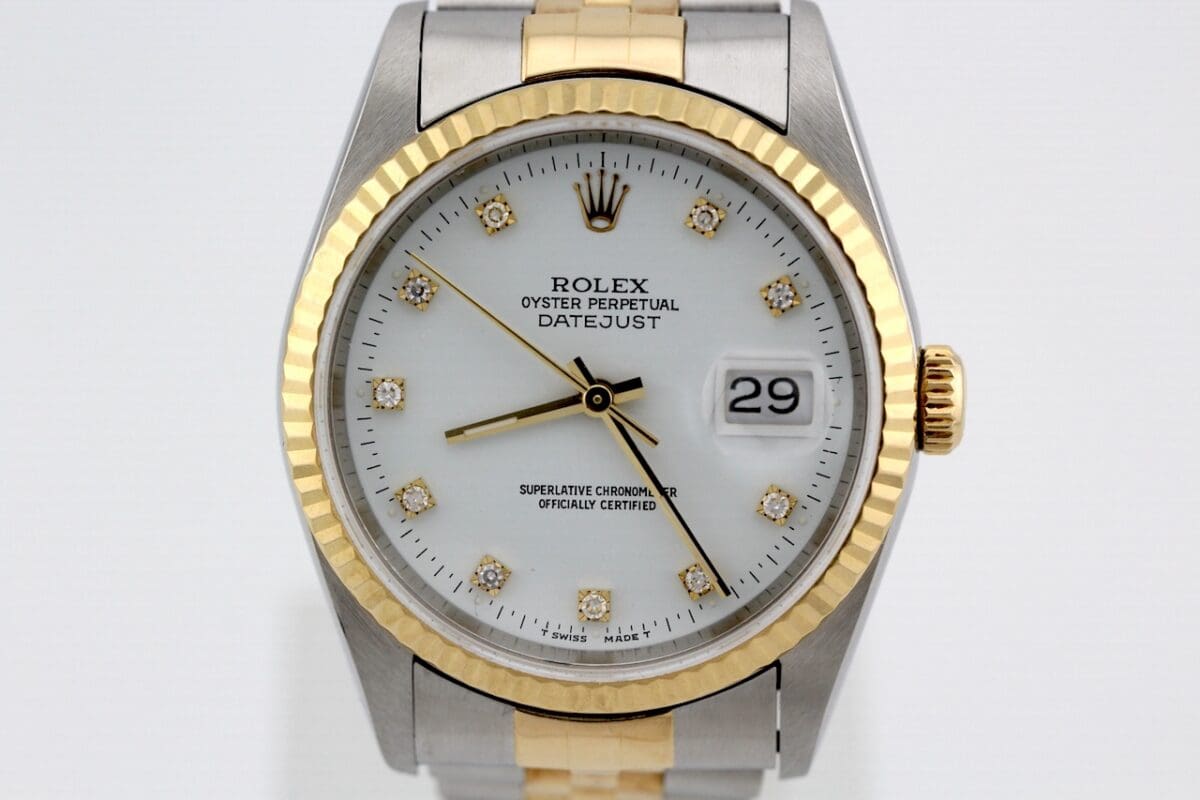 Rolex Datejust 16233 – Exklusive 1999er Diamant-Edition LC100