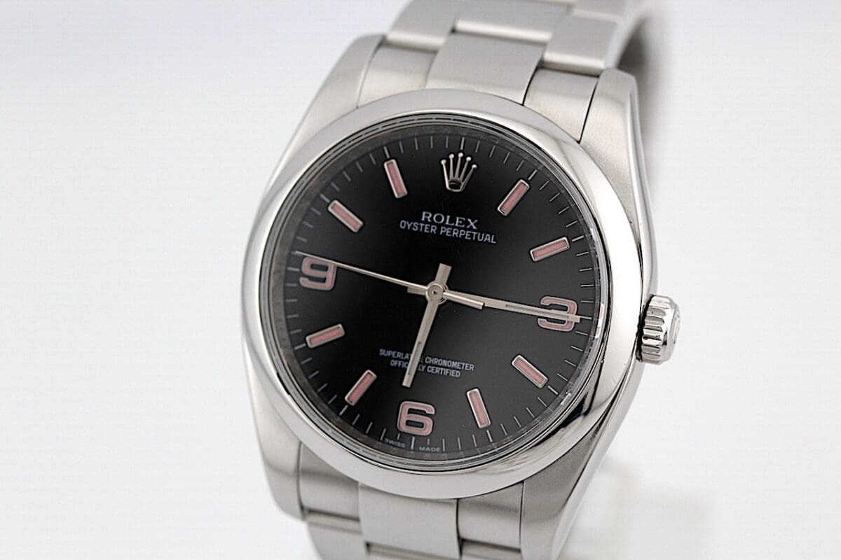 Rare Rolex Oyster Perpetual Ref. 116000 from 2010, Pink